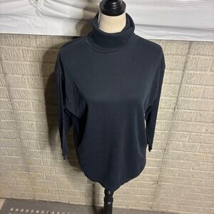 VENEZIA vintage Women's Black Long‎ Sleeve Turtleneck Sweater Size M